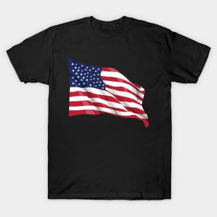 4th of July American Flag T-Shirt